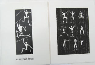 Künstler Albrecht Genin - Holzdrucke 1991-1993. Werkverzeichnis Vorzugsausgabe. Horst Dietrich, Berlin.