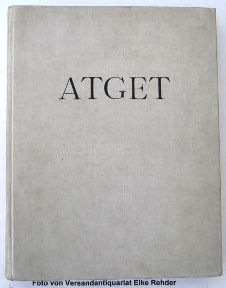 Fotografien von Eugene Atget, Camille Recht: Lichtbilder. Paris Leipzig, Jonquieres, 1930. 