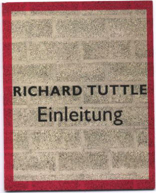 Künstler Richard Tuttle Sprengel Museum Hannover 1990 Vorzugsausgabe.