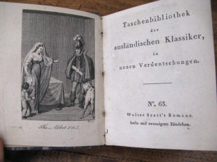 Walter Scott: Der Abt. Zwickau, Schumann, 1823.