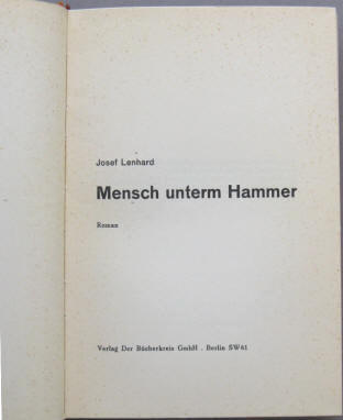 Jan Tschichold Typografie Der Bücherkreis 1932.