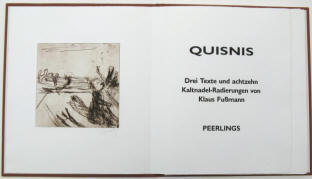 Künstler Klaus Fußmann Radierungen: Quisnis. Peerlings, 1992.