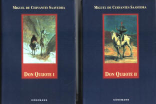 Cervantes: Don Quijote. 2 Bände im Schuber. Könemann 2000.