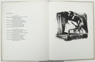Künstler Johannes Heisig Lithographien zu Dylan Thomas: This side of the truth - Der Teil der Wahrheit 1987.