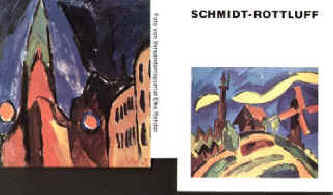 Schmidt-Rottluff, Karl - Wietek, Gerhard  Schmidt-Rottluff ( Karl Schmidt-Rottluff 1884 bis 1976 ). Katalog zu den beiden zeitgleichen Ausstellungen in Hamburg. Gemälde - Landschaften aus 7 Jahrzehnten vom 14. Juni bis 1. September 1974 im Altonaer Museum / Aquarelle aus den Jahren 1909 bis 1969 vom 14. Juni bis 10. August 1974 im BAT Haus, Ausstellungsforum  Hamburg, B A T Cigaretten-Fabriken, 1974.  