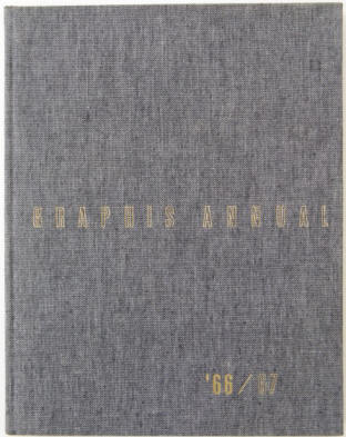 Graphis Annual 66 / 67, Zürich, Herdeg 1966. Internationales Jahrbuch der Werbekunst.