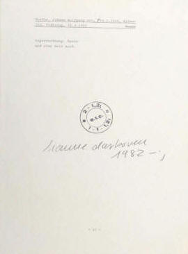Hanne Darboven: A Century - Dedicated to Johann Wolfgang von Goethe. Museum of Modern Art in Frankfurt, Germany 1999.