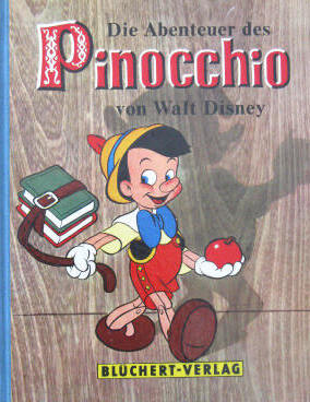 Walt Disney Pinocchio von Carlo Collodi, Blüchert 1960.