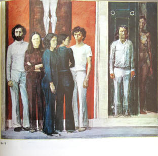 Gemälde von Yannis Pappas, Bienale Venedig 1978.