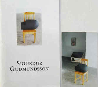 Künstler Sigurdur Gudmundsson Ausstellung Overbeck Gesellschaft Lübeck 1996.