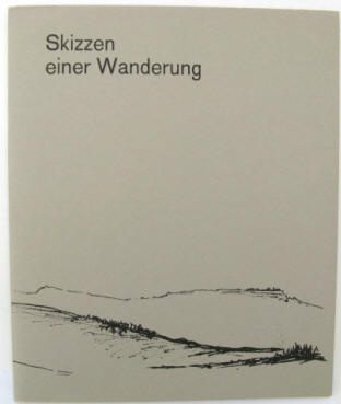 Künstlerbuch Anja Harms - Marie Luise Kaschnitz, Elisabeth Langgässer: Skizzen einer Wanderung.