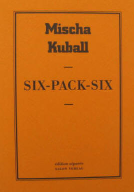 Mischa Kuball. Six-Pack-Six. Köln, Salon Verlag, 1997.