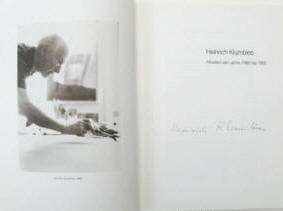Heinrich Klumbies. Arbeiten der Jahre 1980-1991. Werkverzeichnis.