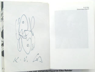 K. O. Götz signierte Zeichnung Vorzugsausgabe 
