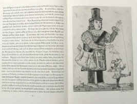 Dittrich, Simon - Kleist, Heinrich von  Über das Marionettentheater. Von der Überlegung und andere kleine Schriften. Signiertes Exemplar mit 6 Original Radierungen von Simon Dittrich. 11. Druck der Edition Tiessen.  Neu-Isenburg, Edition Tiessen, 1979.  ISBN 3920947266.