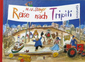 H. U. Steger Illustration zu Reise nach Tripiti. Diogenes 2006.