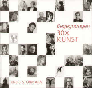 Begegnungen 30 mal Kunst Ausstellungskatalog Kulturreferent, Landrat, Kreispräsident Bad Oldesloe Stormarn