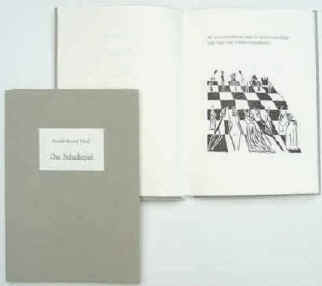 Gottlieb Konrad Pfeffel Gedicht Das Schachspiel poem the chess game with woodcouts by Elke Rehder