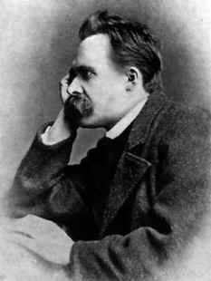 Friedrich Nietzsche Porträt 1882 im Alter von 38 Jahren