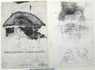 Johnny Friedlaender - Landschaften. Stuttgart, manus presse, 1973.