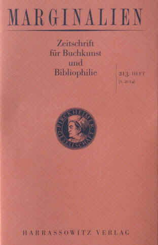 Pirckheimer Marginalien Zeitschrift für Buchkunst und Bibliophilie 