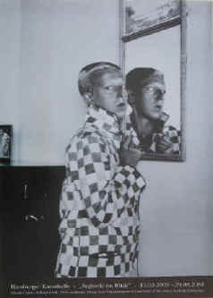 Claude Cahun Plakat Hamburg Kunsthalle 2005  Ausstellung Begierde im Blick.