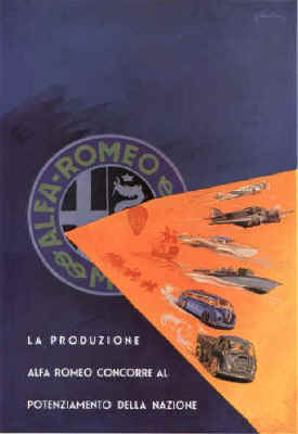 Alfa Romeo - La produzione  Milano, 1941. 