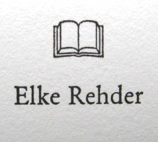 Pressensignet der Elke Rehder Presse