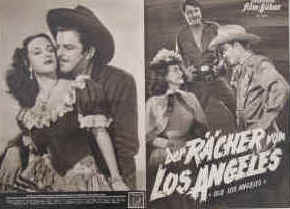 Der Rächer von Los Angeles ( Old Los Angeles ).  Illustrierte Film-Bühne Nr. 1054, München ( 1951 ). 4 Seiten mit Fotos in Kupfertiefdruck. Regie: Joe Kane. Mit William Elliott, John Carroll, Catherine McLeod, Joseph Schildkraut