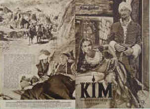 Kim. Geheimdienst in Indien. Nach dem Roman von Rudyard Kipling.  Illustrierte Film-Bühne Nr. 1228, München ( 1952 ). 4 Seiten mit Fotos in Kupfertiefdruck. Regie: Victor Saville. Mit Errol Flynn, Dean Stockwell, Paul Lukas, Robert Douglas