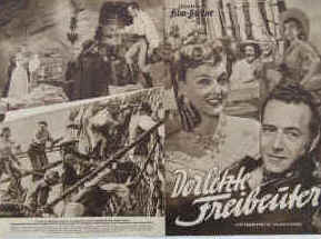 Der letzte Freibeuter.  Illustrierte Film-Bühne Nr. 1470, München ( 1952 ). 4 Seiten mit Fotos in Kupfertiefdruck. Regie: Lew Landers. Musik: Mischa Bakaleinikoff. Mit Paul Henreid, Jack Oakie, Karin Booth