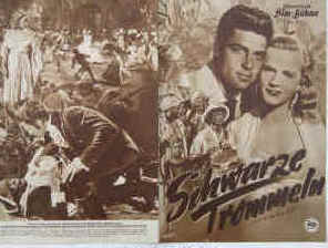 Schwarze Trommeln ( Lydia Bailey ). Nach dem Roman von Kenneth Roberts.  Illustrierte Film-Bühne Nr. 1650, München ( 1952 ). 4 Seiten mit Fotos in Kupfertiefdruck. Regie: Jean Negulesco. Musik: Hugo Friedhofer. Mit Dale Robertson, Anne Francis, Charles Korvin, William Marshall