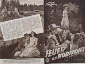 Feuer am Horizont ( Canyon Passage ).  Illustrierte Film-Bühne Nr. 1809, München ( 1953 ) Regie: Jacques Tourneur. Musik: Frank Skinner. Mit Dana Andrews, Brian Donlevy, Susan Hayward