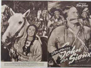 Der weiße Sohn der Sioux ( The Savage ).  Illustrierte Film-Bühne Nr. 1894, München ( 1953 ). 4 Seiten mit Fotos in Kupfertiefdruck. Regie: George Marshall. Musik: Paul Sawtell. Mit Charlton Heston, Susan Morrow, Peter Hanson, Joan Taylor