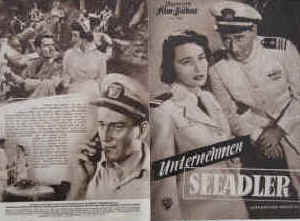 Unternehmen Seeadler ( Operation Pacific ).  Illustrierte Film-Bühne Nr. 1970, München ( 1953 ). 4 Seiten mit Fotos in Kupfertiefdruck. Regie: George Waggner. Musik: Max Steiner. Mit John Wayne, Patricia Neal, Ward Bond, Scott Forbes