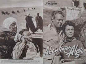 Abenteuer in Algier. Originaltitel: South of Algiers Illustrierte Film-Bühne Nr. 2127, München ( 1953 ). 4 Seiten mit Fotos in Kupfertiefdruck. Regie: Jack Lee. Mit Van Heflin, Wanda Hendrix