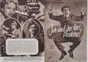 ch und der Herr Direktor ( Trouble in Store ).  Illustrierte Film-Bühne Nr. 2366, München ( 1954 ). 4 Seiten mit Fotos in Kupfertiefdruck. Regie: John Paddy Carstairs. Mit Norman Wisdom, Margaret Rutherford, Moira Lister, Derek Bond