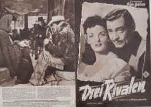 Drei Rivalen ( The Tall Men ). Texas-Western-Film Illustrierte Film-Bühne Nr. 3091, München ( 1946 ). Regie: Raoul Walsh. Musik: Victor Young. Mit Clark Gable, Jane Russell, Robert Ryan, Cameron Mitchell