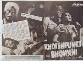 Knotenpunkt Bhowani ( Bhowani Junction ).  Illustrierte Film-Bühne Nr. 3574, München ( 1956 ). 4 Seiten mit Fotos in Kupfertiefdruck. Regie: George Cukor. Musik: Miklos Rozsa. Mit Ava Gardner, Stewart Granger, Bill Travers