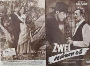 Zwei rechnen ab ( Gunfight at the O. K. Corral ). Western-Film. Illustrierte Film-Bühne Nr. 3957, München ( 1957 ). 4 Seiten mit Fotos in Kupfertiefdruck. Regie: John Sturges. Musik: Dimitri Triomkin. Mit Burt Lancaster, Kirk Douglas, Rhonda Fleming