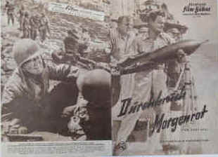 Durchbruch bei Morgenrot ( The Deep Six ). Illustrierte Film-Bühne Nr. 4213, München ( 1958 ). Regie: R. Mate. Musik: David Buttolph. Mit Alan Ladd, Dianne Foster, William Bendix 