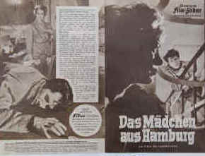 Das Mädchen aus Hamburg ( La Fille de Hambourg ).  Illustrierte Film-Bühne Nr. 4499, München ( 1958 ). 4 Seiten mit Fotos in Kupfertiefdruck. Regie: Yves Allegret. Musik: Jean Ledrut. Mit Hildegard Knef, Daniel Gelin