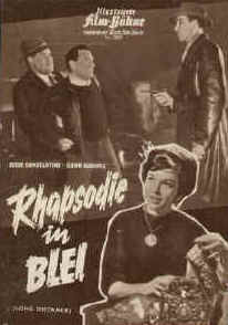 Rhapsodie in Blei. Long Distance. The Treasure of San Teresa. Hot Money Girl. Illustrierte Film-Bühne Nr. 4869. München ( 1959 ) 4 Seiten mit Fotos. Regie: Alvin Rakoff. Mit Eddi Constantine, Dawn Addams, Arius Goring, Nadine Tallier, Christopher Lee