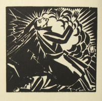 Frans Masereel Holzschnitt 1920, Le dernier homme