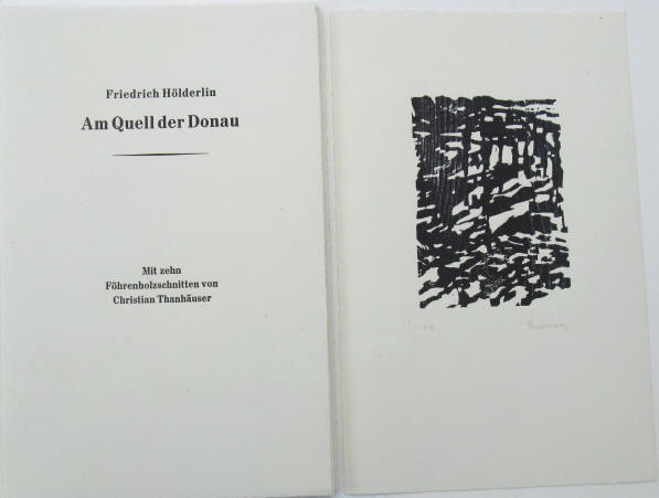 Christian Thanhäuser Ottensheim Am Quell der Donau von Friedrich Hölderlin