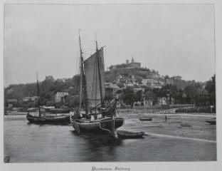 Der Süllberg in Hamburg Blankenese um 1900