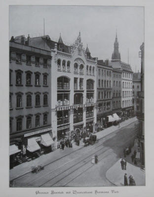 Warenhaus Hermann Tietz 1905, Hamburg, Großer Burstah