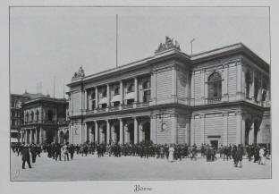 Die Börse in Hamburg um 1900.