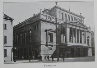 Das Hamburger Stadttheater um 1900