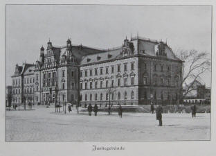 Justizgebäude in Hamburg ca. 1904